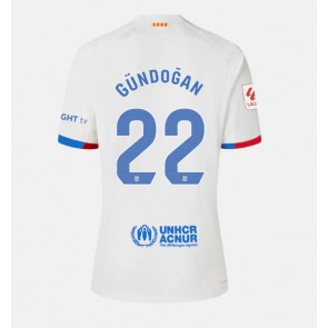 Barcelona Ilkay Gundogan #22 Bortatröja Dam 2023-24 Kortärmad